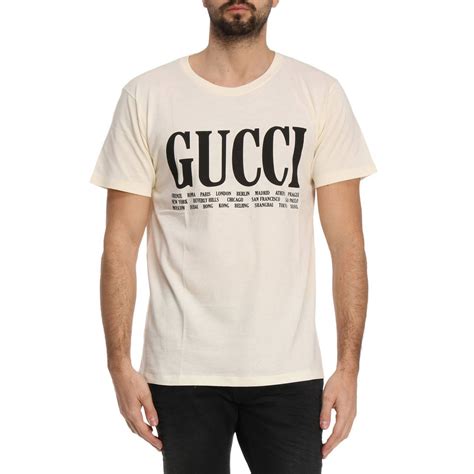 gucci white tshirt men|authentic Gucci men tee shirts.